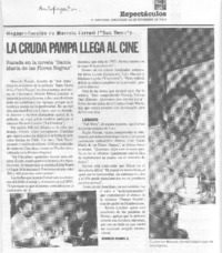 La cruda pampa llega al cine