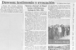 Dawson, testimonio y evocación
