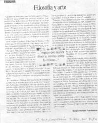 Filosofía y arte