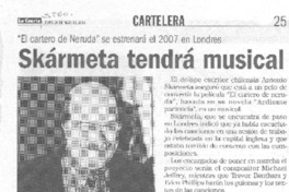 Skármeta tendrá musical