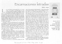 Encarnaciones letradas