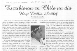 Escribieron en Chile un día