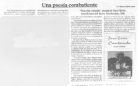 Una poesía combatiente