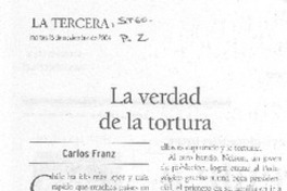 La verdad de la tortura