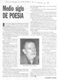Medio siglo de poesía [entrevista]