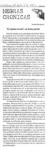 "El séptimo círculo", un festín policial