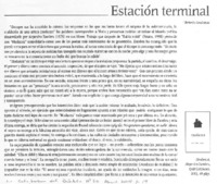 Estación terminal