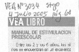 Manual de estimulación preescolar.