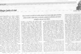 Villegas junto al mar.