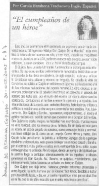 El Cumpleaños de un héroe.
