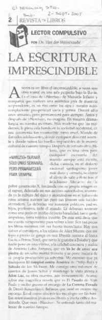 La Escritura imprescindible