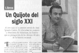 Un Quijote del siglo XXI. (entrevistas)