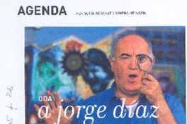 Oda a Jorge Díaz