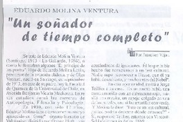 Un soñador de tiempo completo