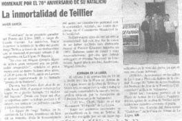 La Inmortalidad de Teillier.