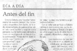 Antes del fin