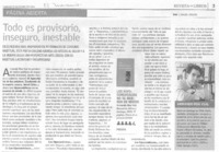 Todo es provisorio, inseguro, inestable