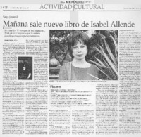 Mañana sale un nuevo libro de Isabel Allende (entrevistas)