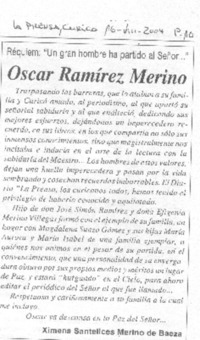 Oscar Ramírez Merino