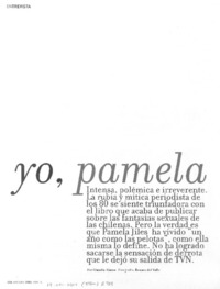 yo, pamela. (entrevistas)