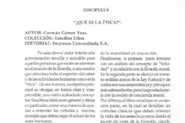 ¿Qué es la ética?