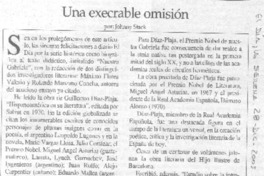 Una excelente omisión