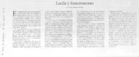 Lucila y francmasones.