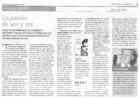 La pasión de ver y ser