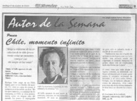 Chile, momento infinito.