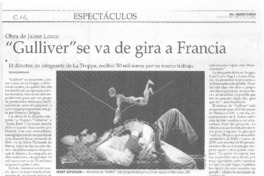 "Gulliver" se va de gira a Francia