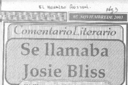 Se llamaba Jose Bliss.