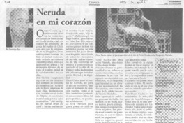 Neruda en mi corazón.