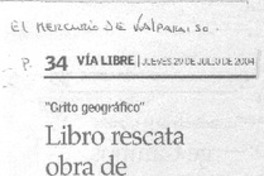 Libro rescata obra de Santos Chávez.