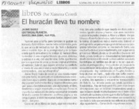 El Huracán lleva tu nombre.