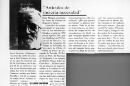 "Artículos de incierta necesidad"  [artículo]