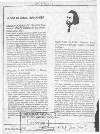 A ojo de Ariel Fernández  [artículo]