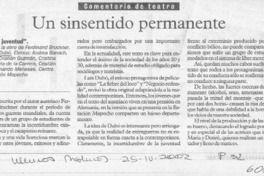 Un sinsentido permanente  [artículo] Lady Macbeth