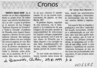 "Siento ergo sum"  [artículo] Carlos René Ibacache I.