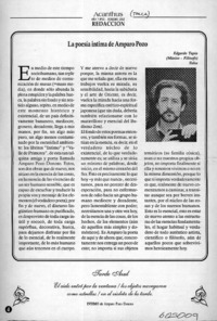 La poesía íntima de Amparo Pozo  [artículo] Edgardo Tapia