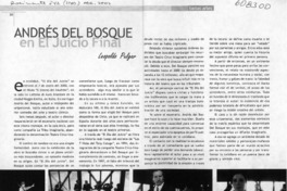 Andrés del Bosque en el juicio final  [artículo] Leopoldo Pulgar