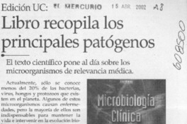 Libro recopila los principales patógenos  [artículo]