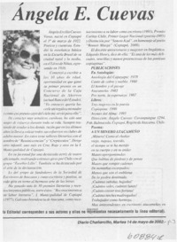 Ángela E. Cuevas  [artículo]