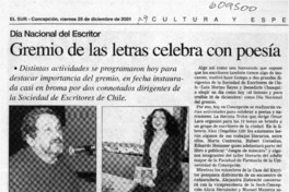Gremio de las letras celebra con poesía  [artículo]