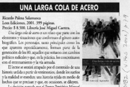 Una larga cola de acero  [artículo] Rosa María Verdejo