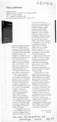 Vidas poderosas  [artículo] Ricardo Nazer Ahumada