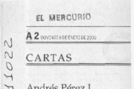 Andrés Pérez I  [artículo] Mariana Aylwin