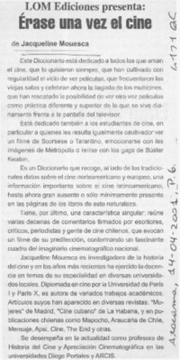 Érase una vez el cine  [artículo]