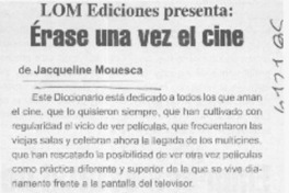 Érase una vez el cine  [artículo]
