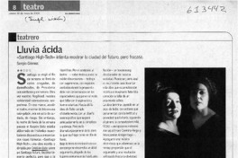 Lluvia ácida  [artículo] Sergio Gómez