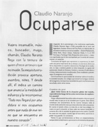 Ocuparse del corazón  [artículo] Verónica Ruiz O.